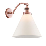 Cone 1 Light Wall Sconce 14 Inch Tall by Innovations - 515-1W-G4L-L