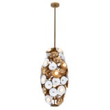 Damask 20 Light Small Foyer Chandelier by Kalco - 520353
