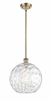 Athens Water Glass 1 Light Industrial Medium Pendant by Innovations - 516-1S-G1215-12