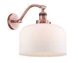 Bell 1 Light Wall Sconce 13 Inch Tall by Innovations - 515-1W-G7L-L