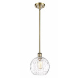 Athens Water Glass 1 Light Contemporary Small Pendant by Innovations - 516-1S-G1215-8