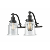 Canton 2 Light Vanity Light 18 Inch Wide by Innovations - 515-2W-G18