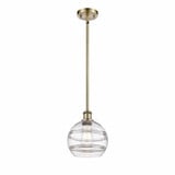 Rochester 1 Light Small Stem Hung Pendant 9.88 Inch Tall by Innovations - 516-1S-G556-8