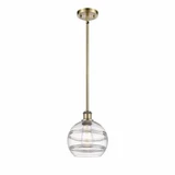 Rochester 1 Light Small Stem Hung Pendant 9.88 Inch Tall by Innovations - 516-1S-G556-8