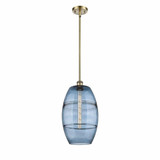Vaz 1 Light Small Stem Hung Pendant Pendant 18.5 Inch Tall by Innovations - 516-1S-G557-10
