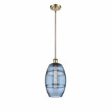 Vaz 1 Light Small Stem Hung Pendant Pendant 9.88 Inch Tall by Innovations - 516-1S-G557-8
