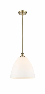 Bristol Glass 1 Light Medium Pendant 12.75 Inch Tall by Innovations - 516-1S-GBD-12