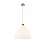 Bristol Glass 1 Light Medium Pendant 16.75 Inch Tall by Innovations - 516-1S-GBD-16