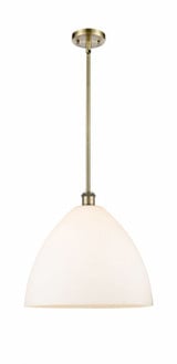 Bristol Glass 1 Light Medium Pendant 16.75 Inch Tall by Innovations - 516-1S-GBD-16