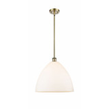 Bristol Glass 1 Light Medium Pendant 16.75 Inch Tall by Innovations - 516-1S-GBD-16