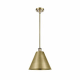 Ballston Cone 1 Light Medium Pendant 12.75 Inch Tall by Innovations - 516-1S-MBC-12