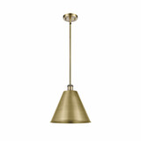 Ballston Cone 1 Light Medium Pendant 12.75 Inch Tall by Innovations - 516-1S-MBC-12