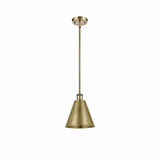 Ballston Cone 1 Light Small Pendant 8 Inch Length by Innovations - 516-1S-MBC-8