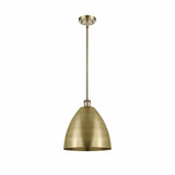 Metal Bristol 1 Light Medium Pendant 12.75 Inch Tall by Innovations - 516-1S-MBD-12