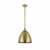 Metal Bristol 1 Light Medium Pendant 12.75 Inch Tall by Innovations - 516-1S-MBD-12