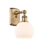 Athens 1 Light Wall Sconce 9.38 Inch Tall by Innovations - 516-1W-G12-6