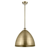 Ballston Cone 1 Light Mini Dome Pendant 16 Inch Wide by Innovations - 516-1S-16-16D