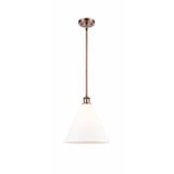 Berkshire 1 Light Medium Pendant 12.75 Inch Tall by Innovations - 516-1S-GBC-12