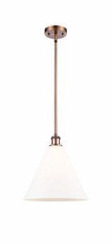 Berkshire 1 Light Medium Pendant 12.75 Inch Tall by Innovations - 516-1S-GBC-12