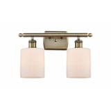 Cobbleskill 2 Light Industrial Vanity Light by Innovations - 516-2W-G11