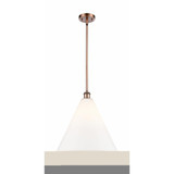 Berkshire 1 Light Medium Pendant 16.75 Inch Tall by Innovations - 516-1S-GBC-16