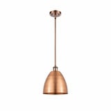 Metal Bristol 1 Light Small Pendant 10.88 Inch Tall by Innovations - 516-1S-MBD-9