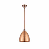 Metal Bristol 1 Light Small Pendant 10.88 Inch Tall by Innovations - 516-1S-MBD-9