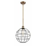 Lake Placid 1 Light Medium Stem Pendant 12 Inch Wide by Innovations - 516-1S-CE-12