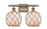Farmhouse Rope 2 Light Vanity Light by Innovations - 516-2W-G12-8R