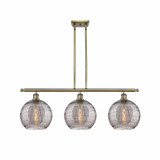 Athens Deco Swirl 3 Oversized Island Pendant 36.5 Inch Wide by Innovations - 516-3I-G1213-10