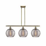 Athens Deco Swirl 3 Oversized Island Pendant 36.5 Inch Wide by Innovations - 516-3I-G1213-10