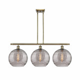 Athens Deco Swirl 3 Oversized Island Pendant 38.5 Inch Wide by Innovations - 516-3I-G1213-12