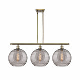 Athens Deco Swirl 3 Oversized Island Pendant 38.5 Inch Wide by Innovations - 516-3I-G1213-12