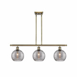 Athens Deco Swirl 3 Light Oversized Island Pendant by Innovations - 516-3I-G1213-8