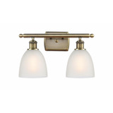 Castile 2 Light Vanity Light 16 Inch Wide by Innovations - 516-2W-G38