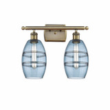 Vaz 2 Light Vanity Light 15.88 Inch Wide by Innovations - 516-2W-G557-6