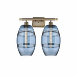 Vaz 2 Light Vanity Light 18 Inch Wide by Innovations - 516-2W-G557-8