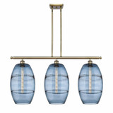 Vaz 3 Light Stem Hung Island Pendant 19 Inch Tall by Innovations - 516-3I-G557-10