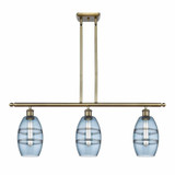 Vaz 3 Light Stem Hung Island Pendant 8.63 Inch Tall by Innovations - 516-3I-G557-6