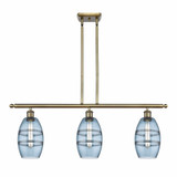 Vaz 3 Light Stem Hung Island Pendant 8.63 Inch Tall by Innovations - 516-3I-G557-6