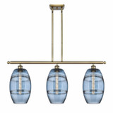 Vaz 3 Light Stem Hung Island Pendant 10.38 Inch Tall by Innovations - 516-3I-G557-8