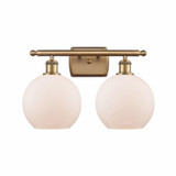 Athens 2 Light Vanity Light 18 Inch Wide by Innovations - 516-2W-G12-8