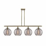 Athens Deco Swirl 4 Oversized Island Pendant 48.25 Inch Wide by Innovations - 516-4I-G1213-10