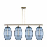 Vaz 4 Light Stem Hung Island Pendant 19 Inch Tall by Innovations - 516-4I-G557-10