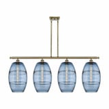 Vaz 4 Light Stem Hung Island Pendant 19 Inch Tall by Innovations - 516-4I-G557-10