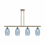 Vaz 4 Light Stem Hung Island Pendant 8.63 Inch Tall by Innovations - 516-4I-G557-6