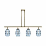 Vaz 4 Light Stem Hung Island Pendant 8.63 Inch Tall by Innovations - 516-4I-G557-6