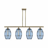 Vaz 4 Light Stem Hung Island Pendant 10.38 Inch Tall by Innovations - 516-4I-G557-8