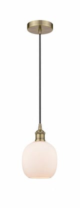 Belfast 1 Light Mini Cord Hung Pendant 9.75 Inch Tall by Innovations - 616-1P-G10