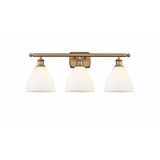 Bristol Glass 3 Light Industrial Vanity Light by Innovations - 516-3W-GBD-75